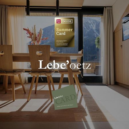 Lebe'Oetz - Das Ferienapartmenthaus Im Zentrum Von Oetz Eksteriør billede